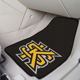 KSU 2pc Logo Carpet Car Mat Set