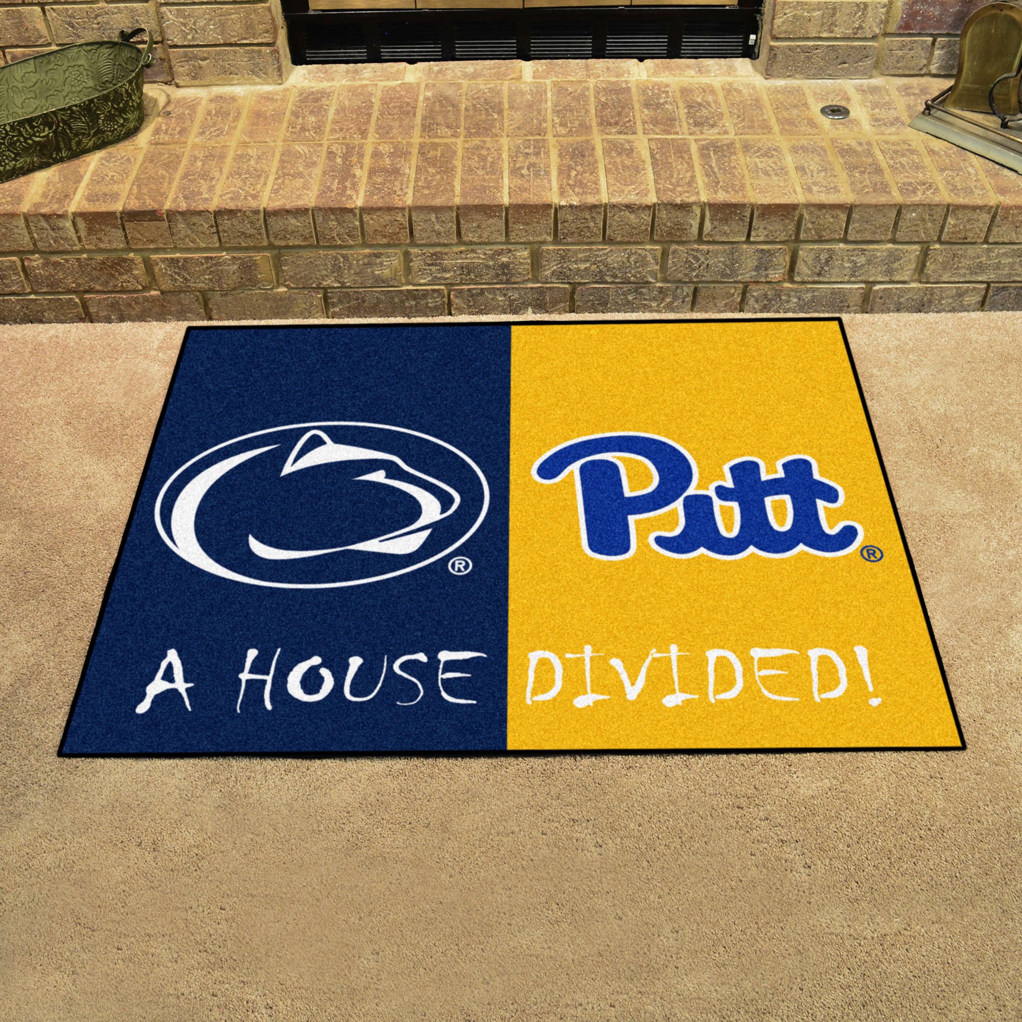 Penn State Pittsburgh House Divided Mat 34 x 45