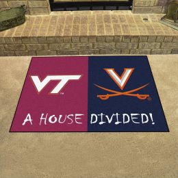 Virginia Tech - Virginia House Divided Mat - 34 x 45