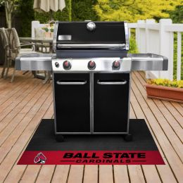 Ball State University Cardinals Grill Mat - Vinyl 26" x 42"