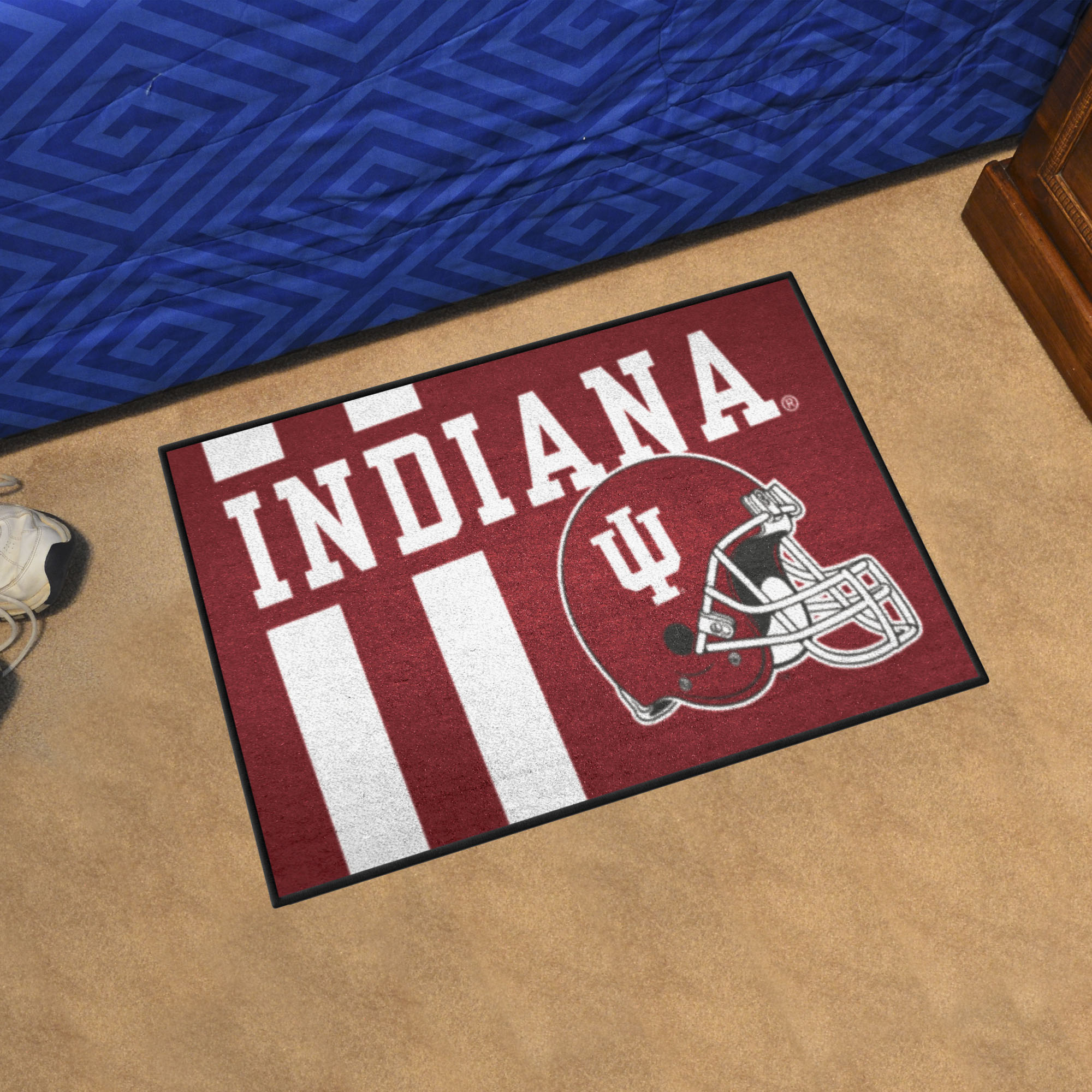 Indiana University Helmet Starter Doormat - 19" x 30"
