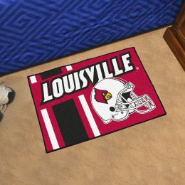 University of Louisville Helmet Starter Doormat - 19" x 30"
