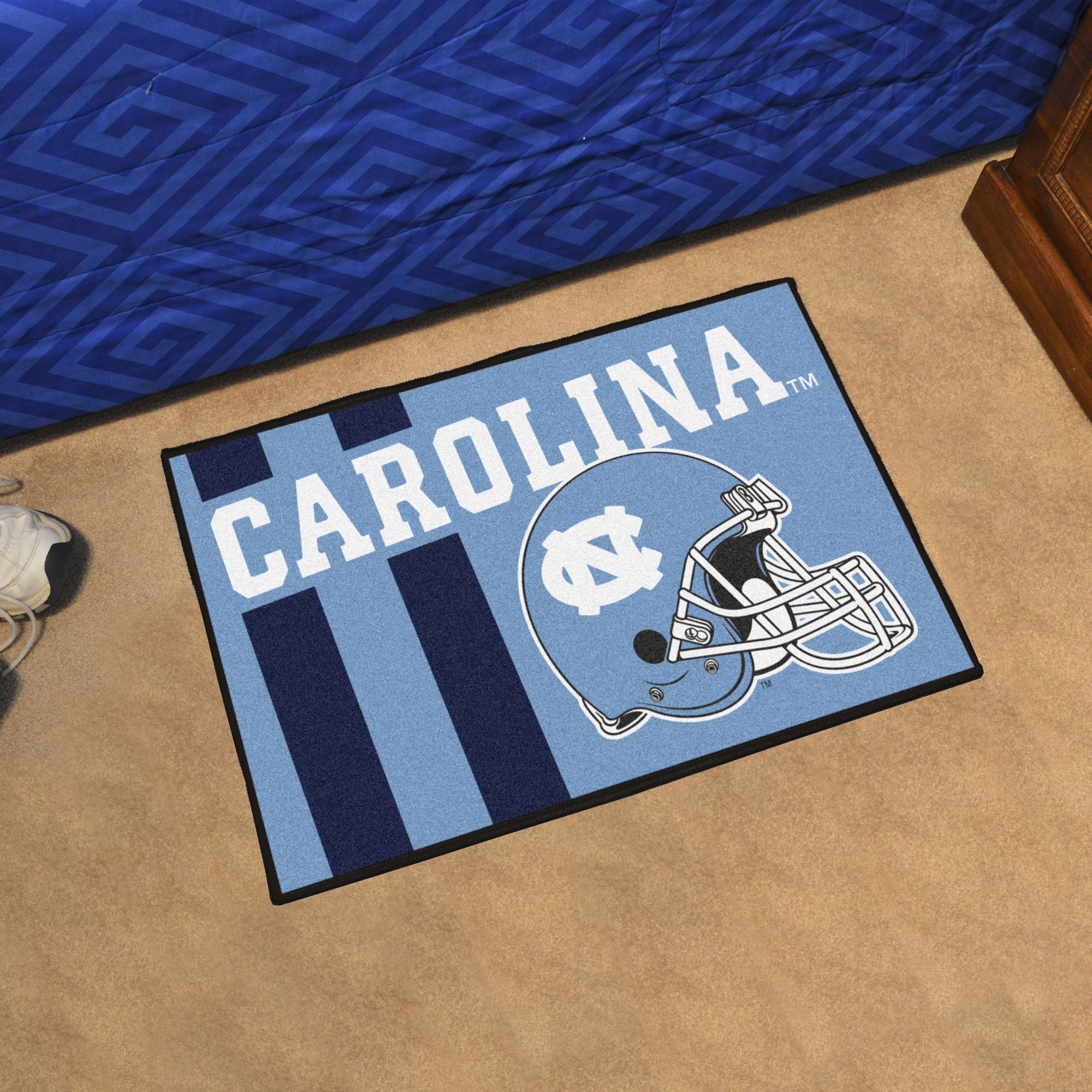 University of North Carolina Helmet Starter Doormat - 19" x 30"