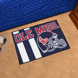 University of Mississippi Helmet Starter Doormat - 19" x 30"