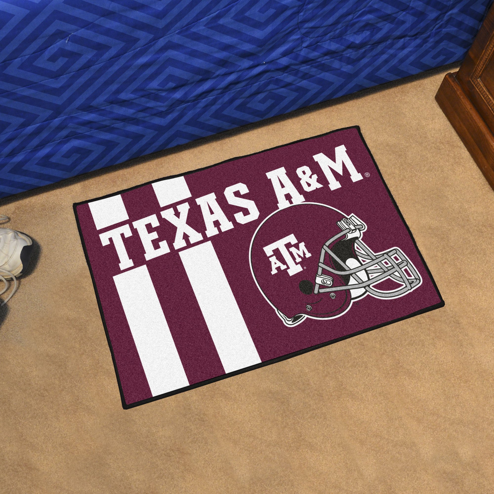 Texas A&M Helmet Starter Doormat - 19" x 30"