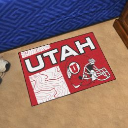 University of Utah Helmet Starter Doormat - 19" x 30"