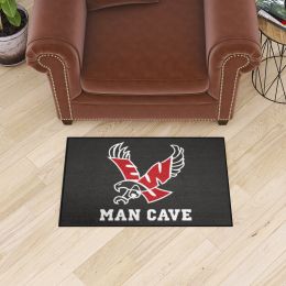 EWU Eagles Black Man Cave Starter Mat - 19 x 30