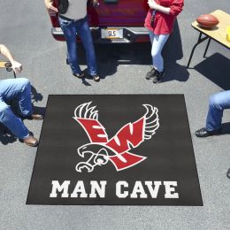 EWU Eagles Black Man Cave Tailgater Mat - 60 x 72