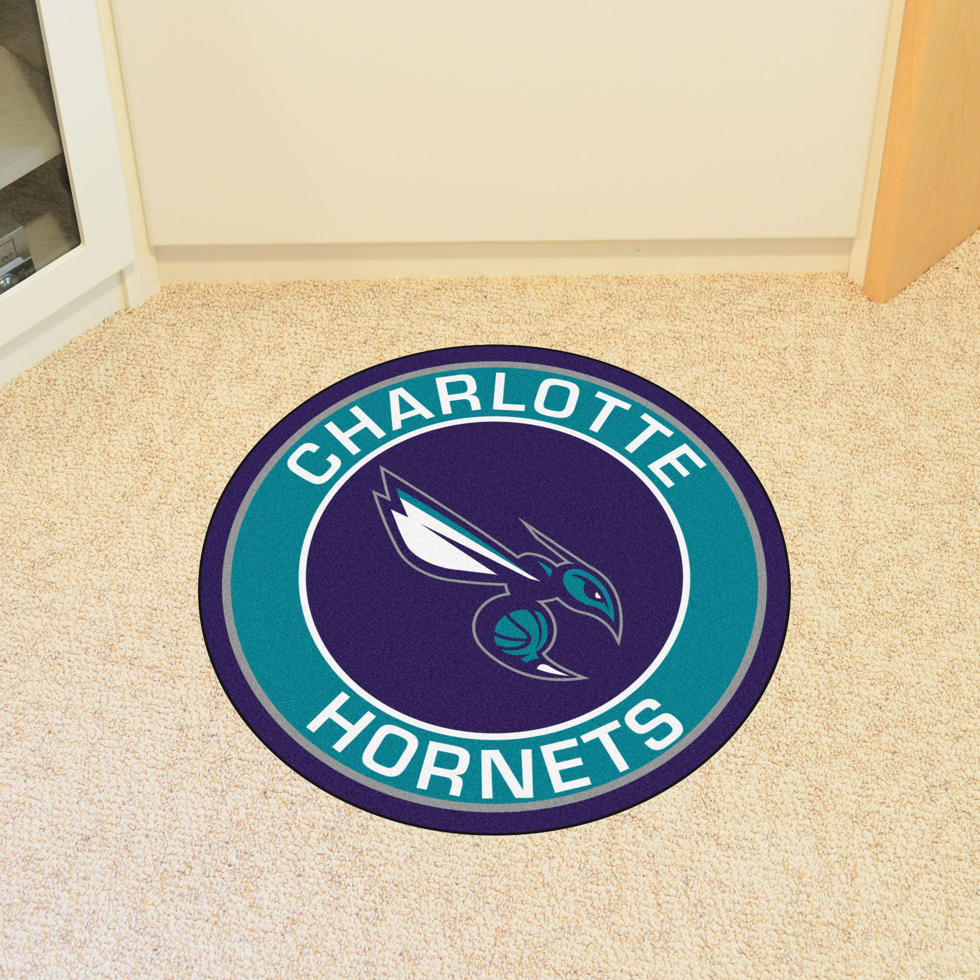 Charlotte Hornets Logo Roundel Mat â€“ 27â€