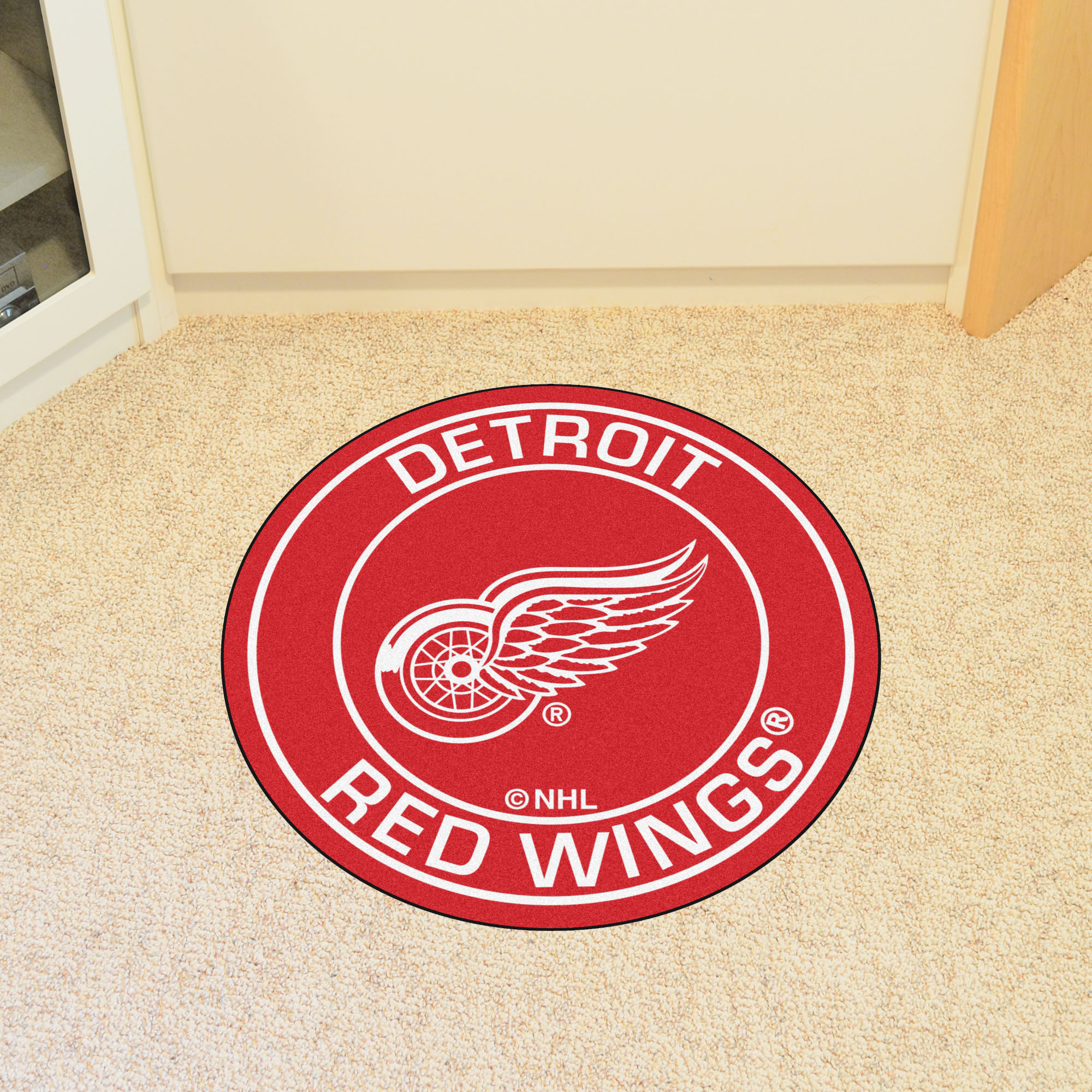 Detroit Red Wings Logo Roundel Mat â€“ 27â€