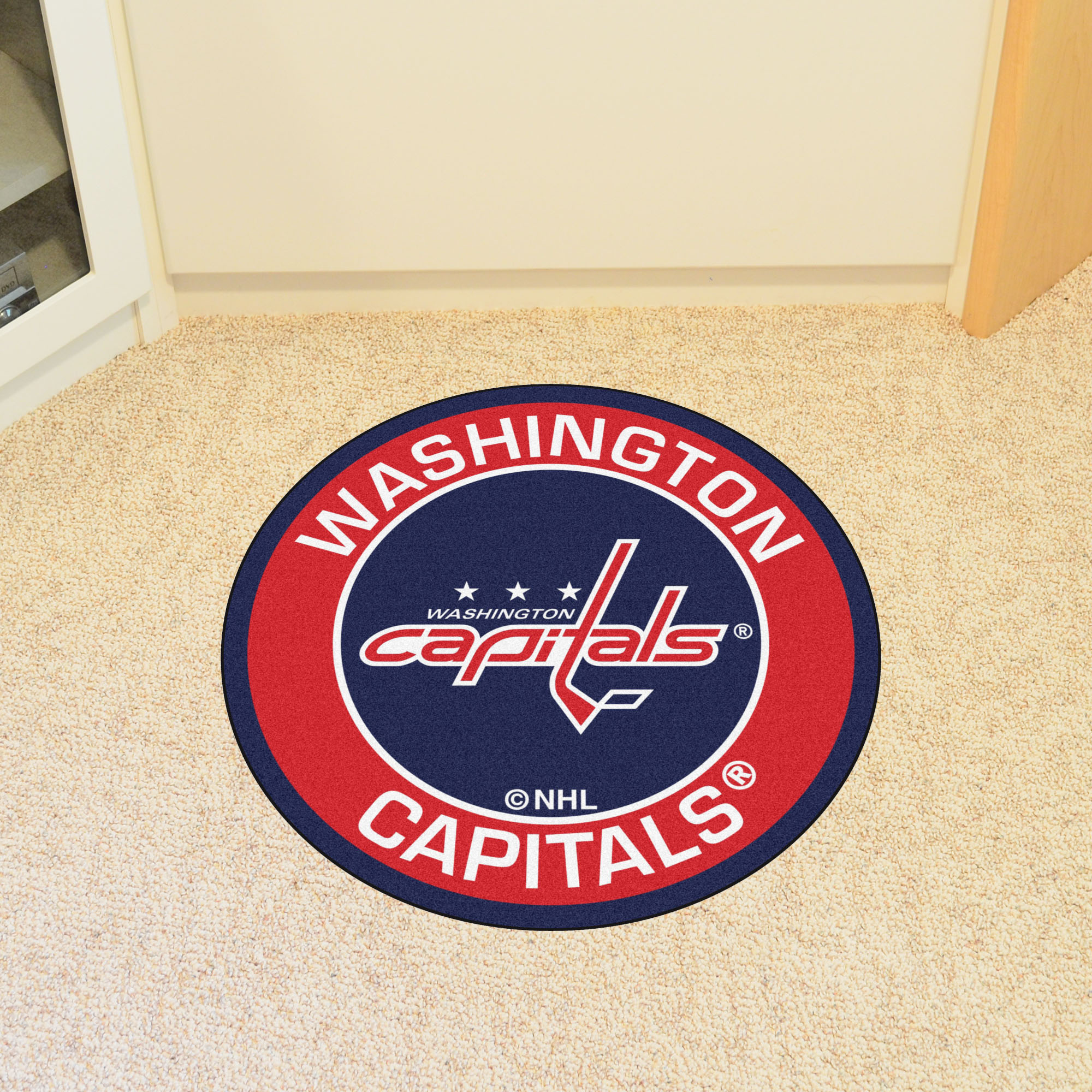 Washington Capitals Logo Roundel Mat â€“ 27â€