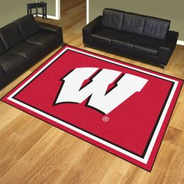 University of Wisconsin Badgers Area Rug - Nylon 8' x 10'
