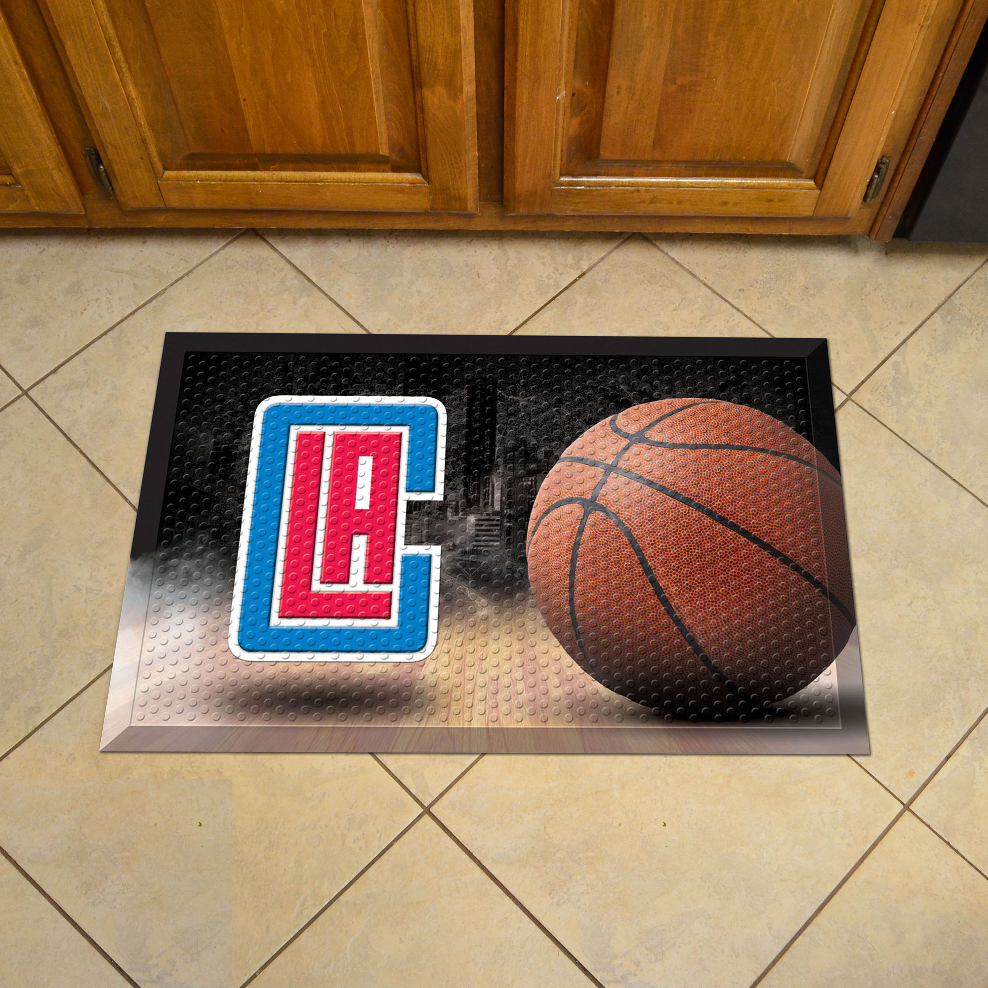 Los Angeles Clippers Scrapper Doormat - 19 x 30 rubber