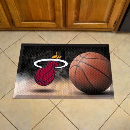 Miami Heat Scrapper Doormat - 19 x 30 rubber