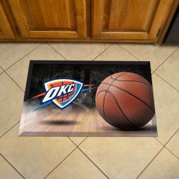 Oklahoma City Thunder Scrapper Doormat - 19 x 30 rubber