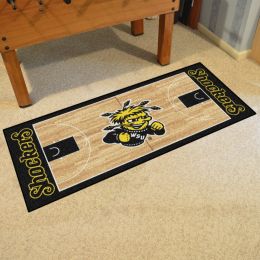 WSU Shockers Basketball Court mascot runner Mat - 30 x 72