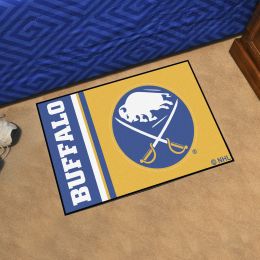 Sabres Logo Inspired Starter Doormat - 19â€ x 30â€