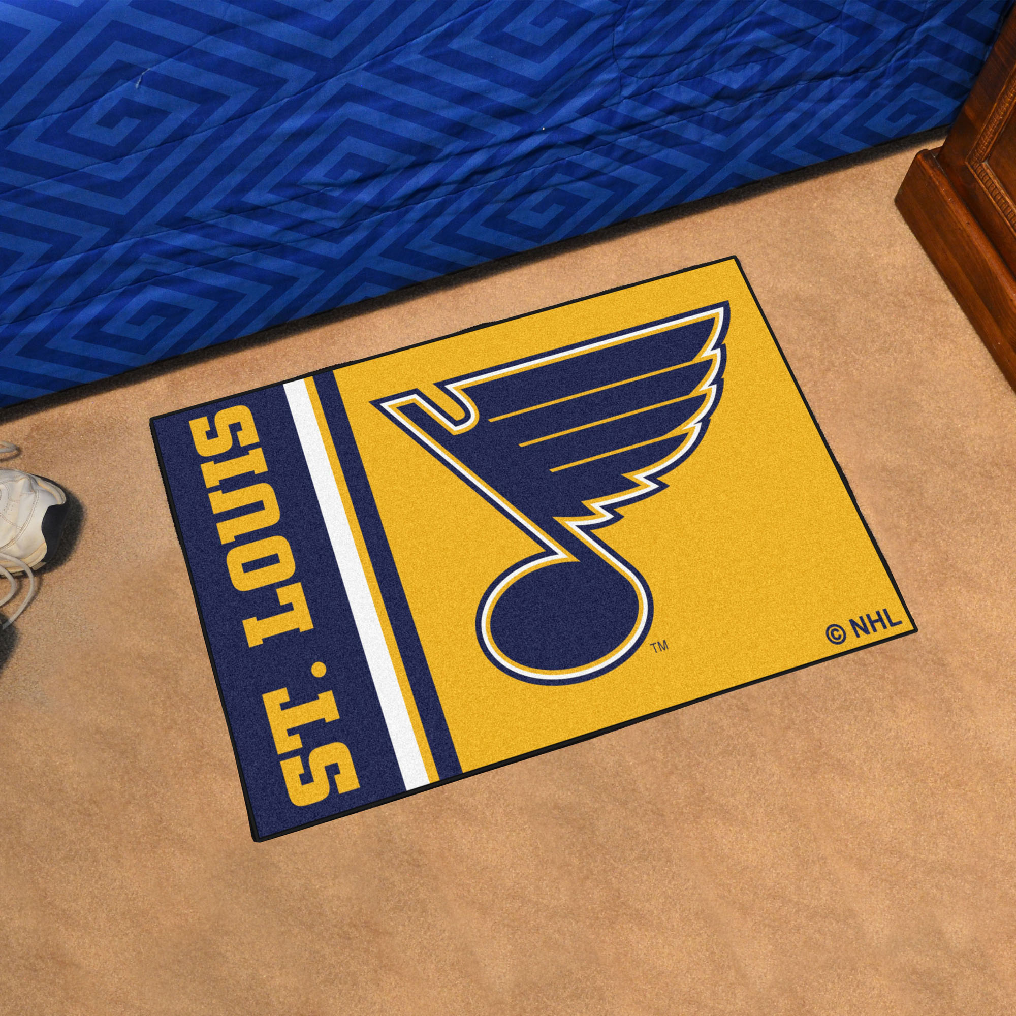 Blues Logo Inspired Starter Doormat - 19” x 30”