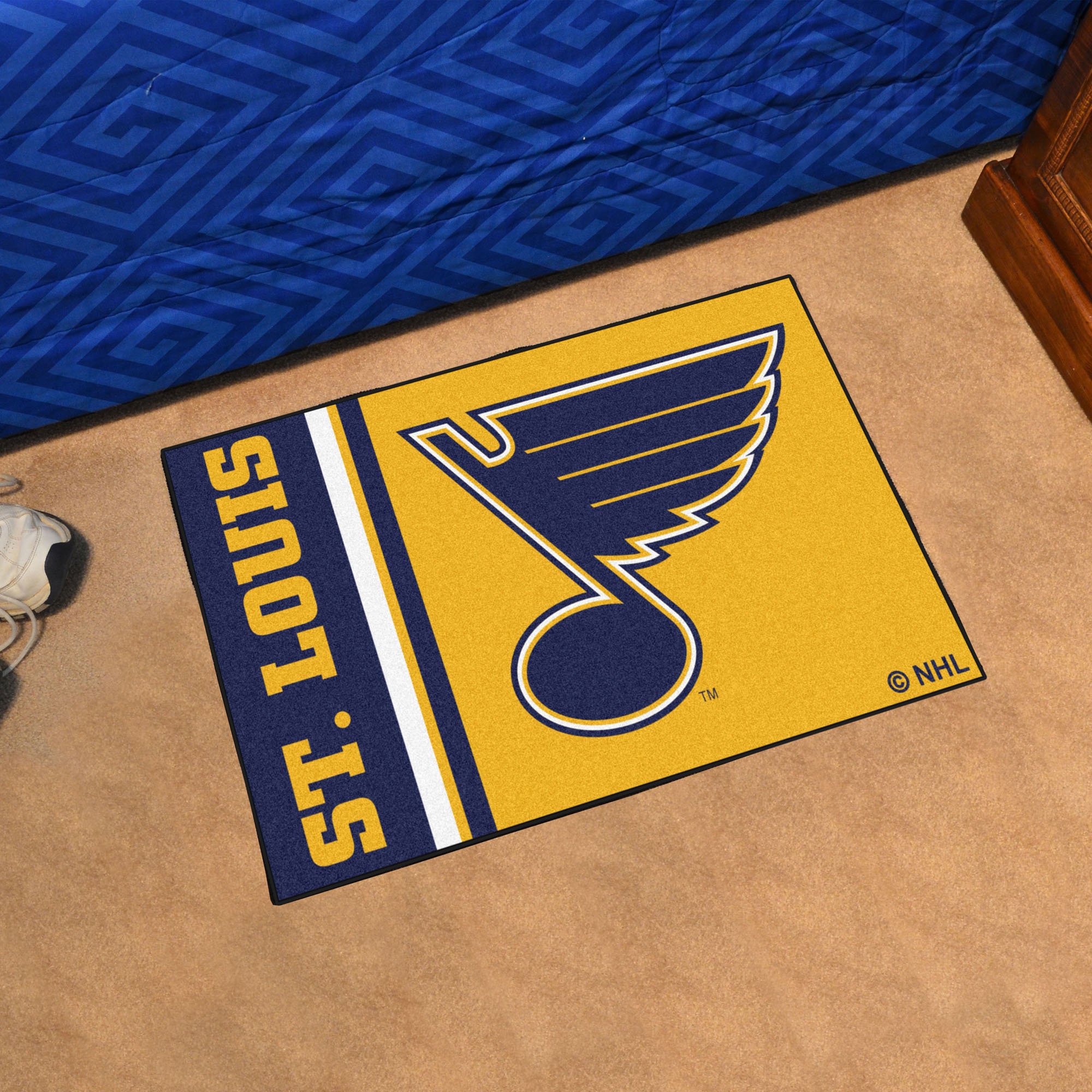 Blues Logo Inspired Starter Doormat - 19â€ x 30â€