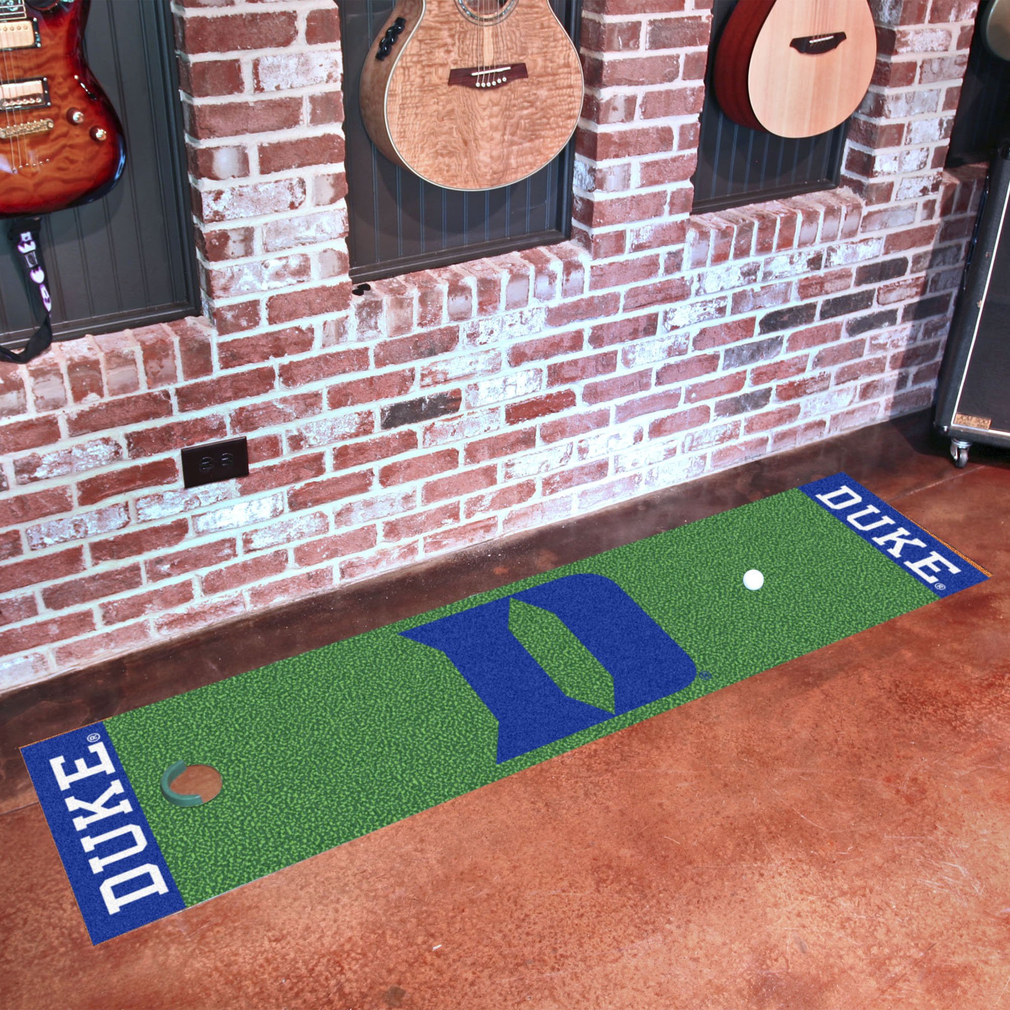 Duke Blue Devils "D" Logo Putting Green Mat - 18" x 72"