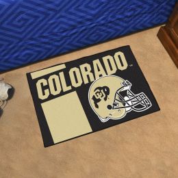 University of Colorado Helmet Starter Doormat - 19 x 30