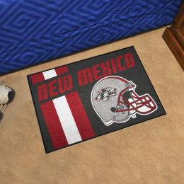 University of New Mexico Helmet Starter Doormat - 19 x 30