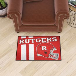 RU Scarlet Knights Helmet Starter Doormat - 19 x 30