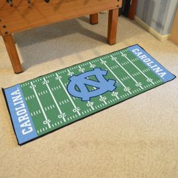 UNC Tar Heels Field Runner Mat - Nylon 30" x 72"