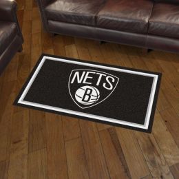 Brooklyn Nets Area rug - 3â€™ x 5â€™ Nylon