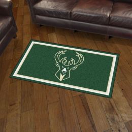 Milwaukee Bucks Area rug - 3â€™ x 5â€™ Nylon