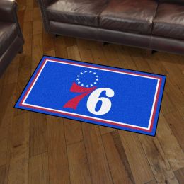 Philadelphia 76ers Area rug - 3’ x 5’ Nylon