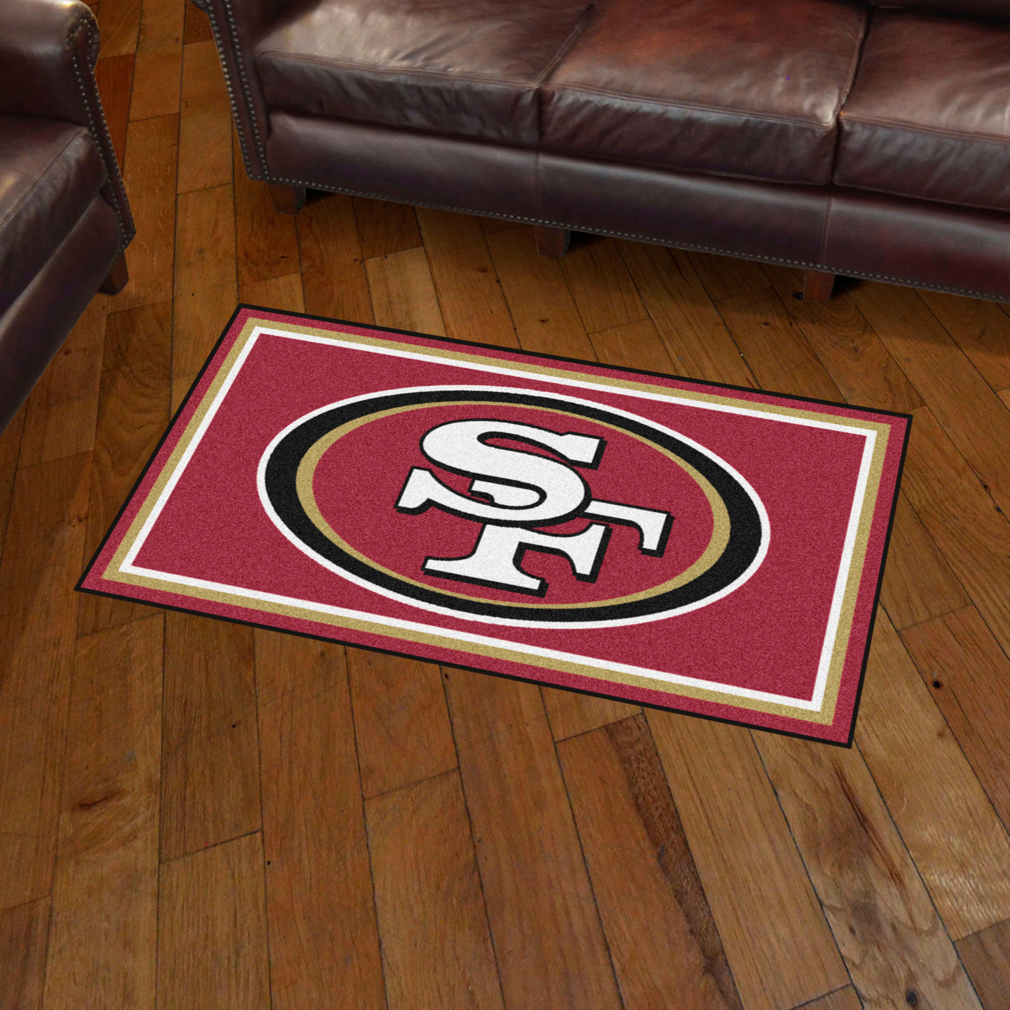 San Francisco 49ers Area rug - 3â€™ x 5â€™ Nylon