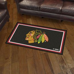 Chicago Blackhawks Area rug - 3â€™ x 5â€™ Nylon