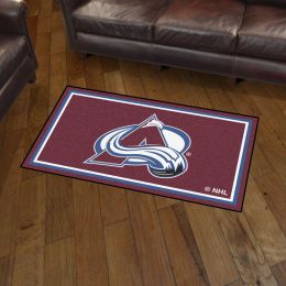 Colorado Avalanche Area rug - 3â€™ x 5â€™ Nylon