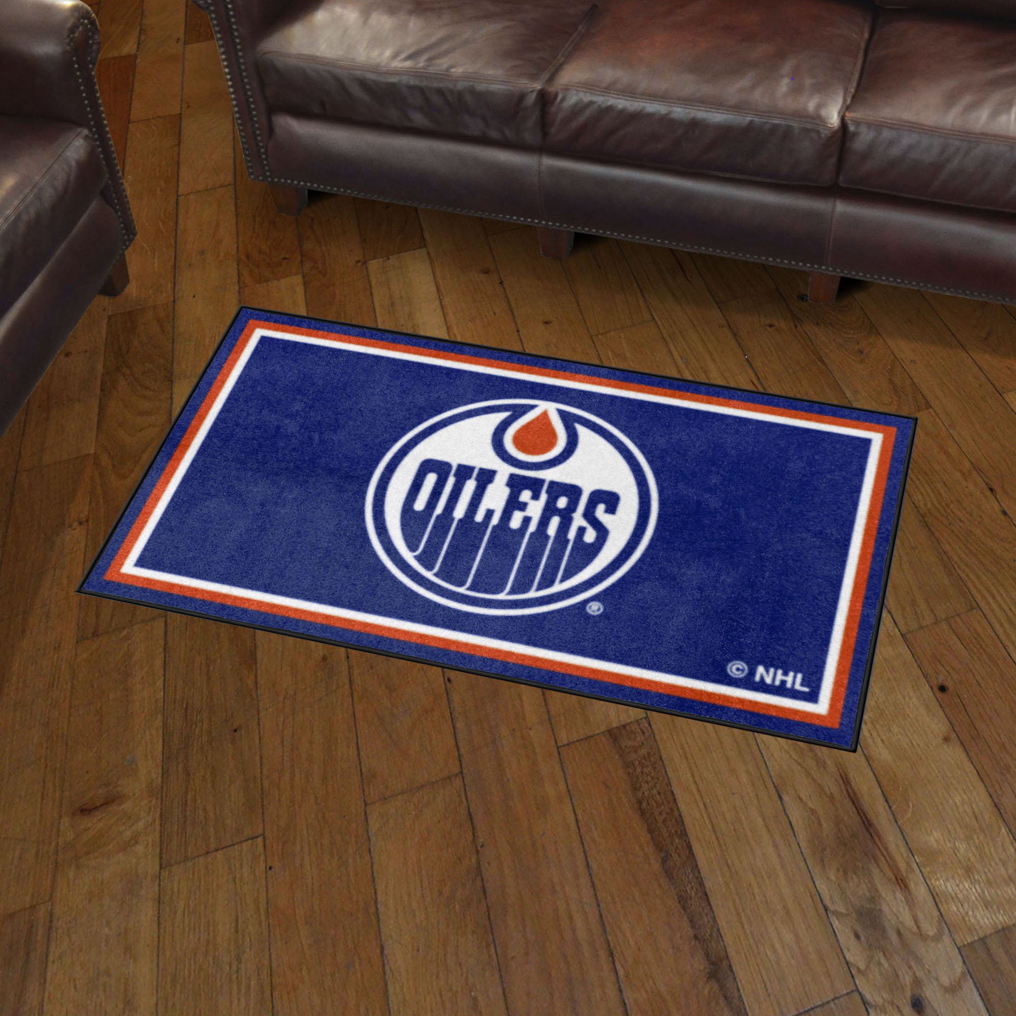 Edmonton Oilers Area Rug 3' x 5' Nylon