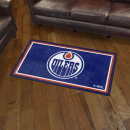 Edmonton Oilers Area Rug - 3' x 5' Nylon