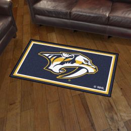 Nashville Predators Area rug - 3â€™ x 5â€™ Nylon