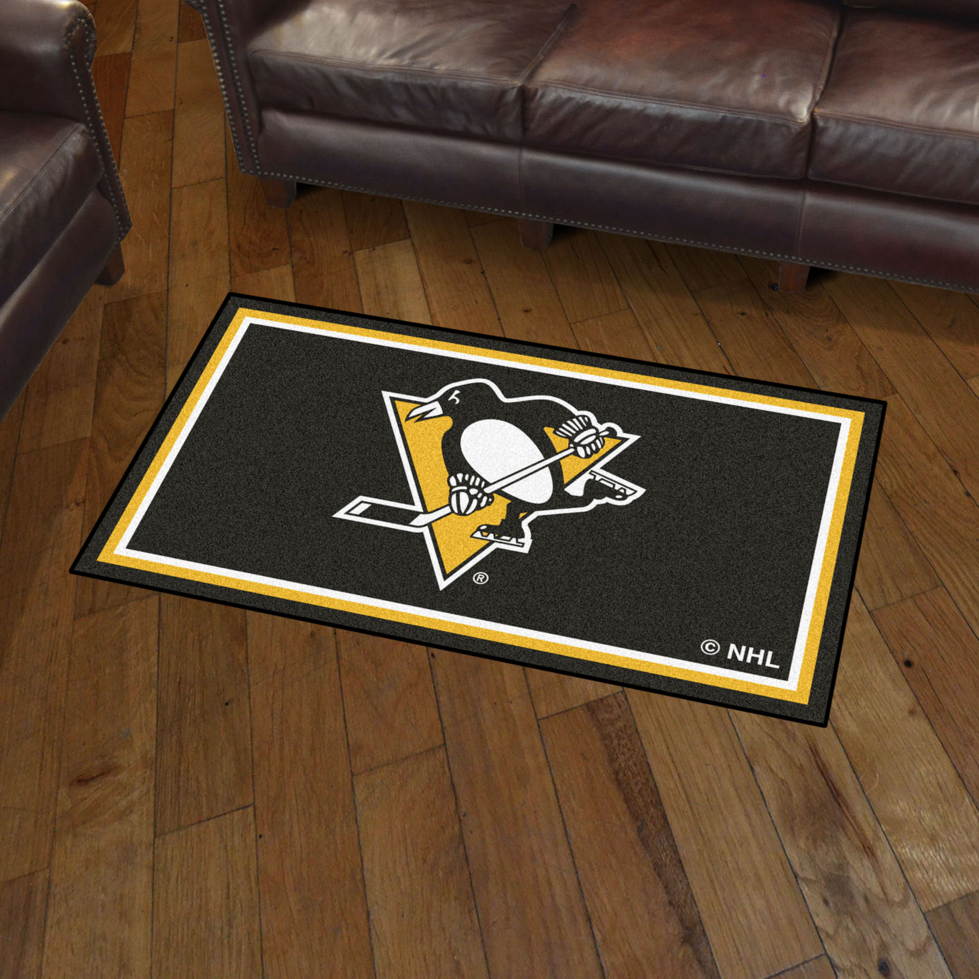 Pittsburgh Penguins Area rug - 3â€™ x 5â€™ Nylon