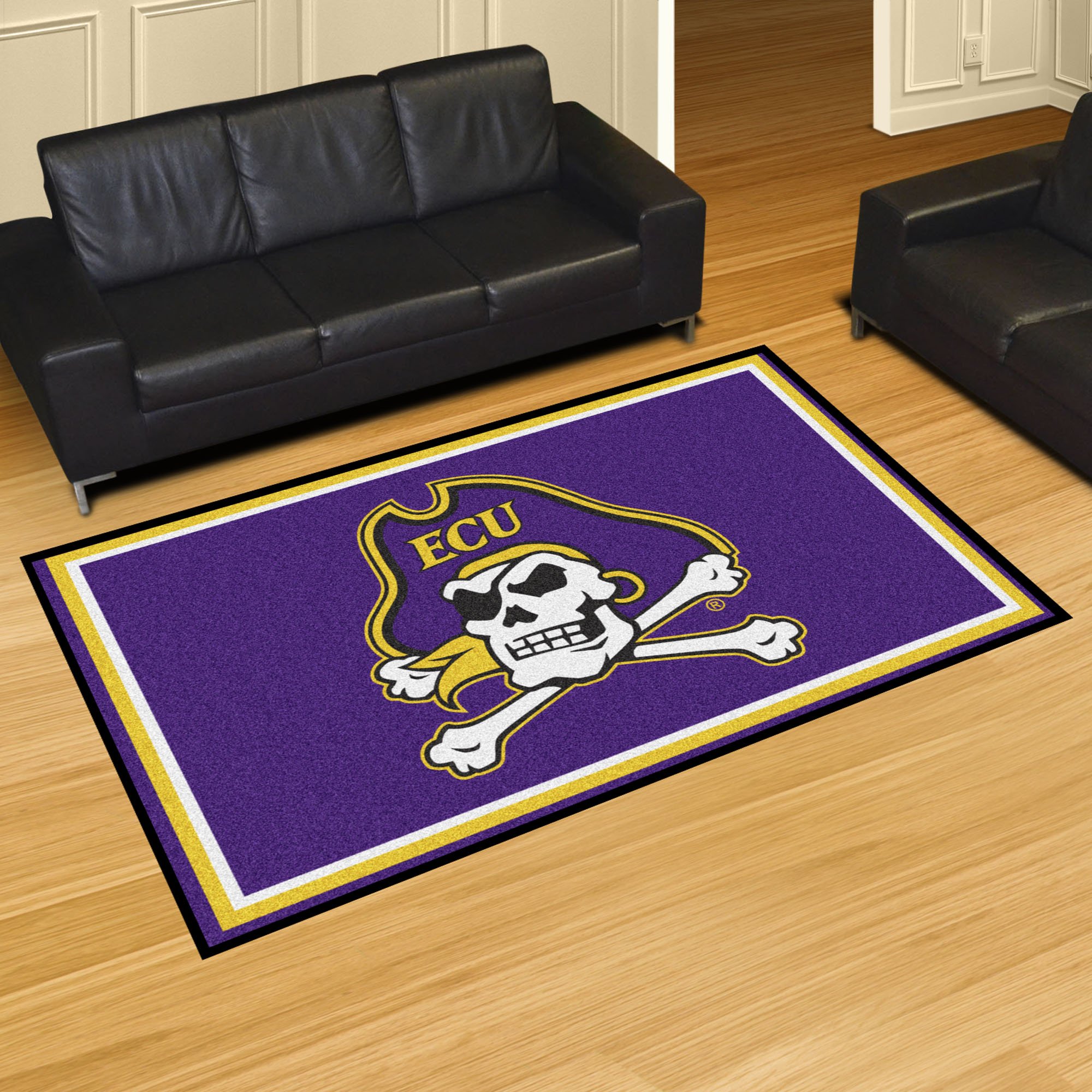 East Carolina University Pirates Area Rug â€“ 5 x 8