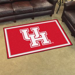 University of Houston Area Rug â€“ Nylon 5â€™ x 8â€™