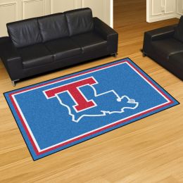 Louisiana Tech University Area Rug â€“ Nylon 5â€™ x 8â€™