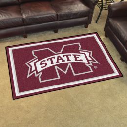 Mississippi State University Area Rug â€“ Nylon 5â€™ x 8â€™