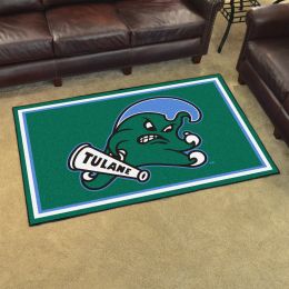 Tulane University Area rug - 4â€™ x 6â€™ Nylon