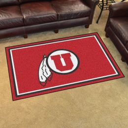 University of Utah Area Rug - 4' x 6' Nylon