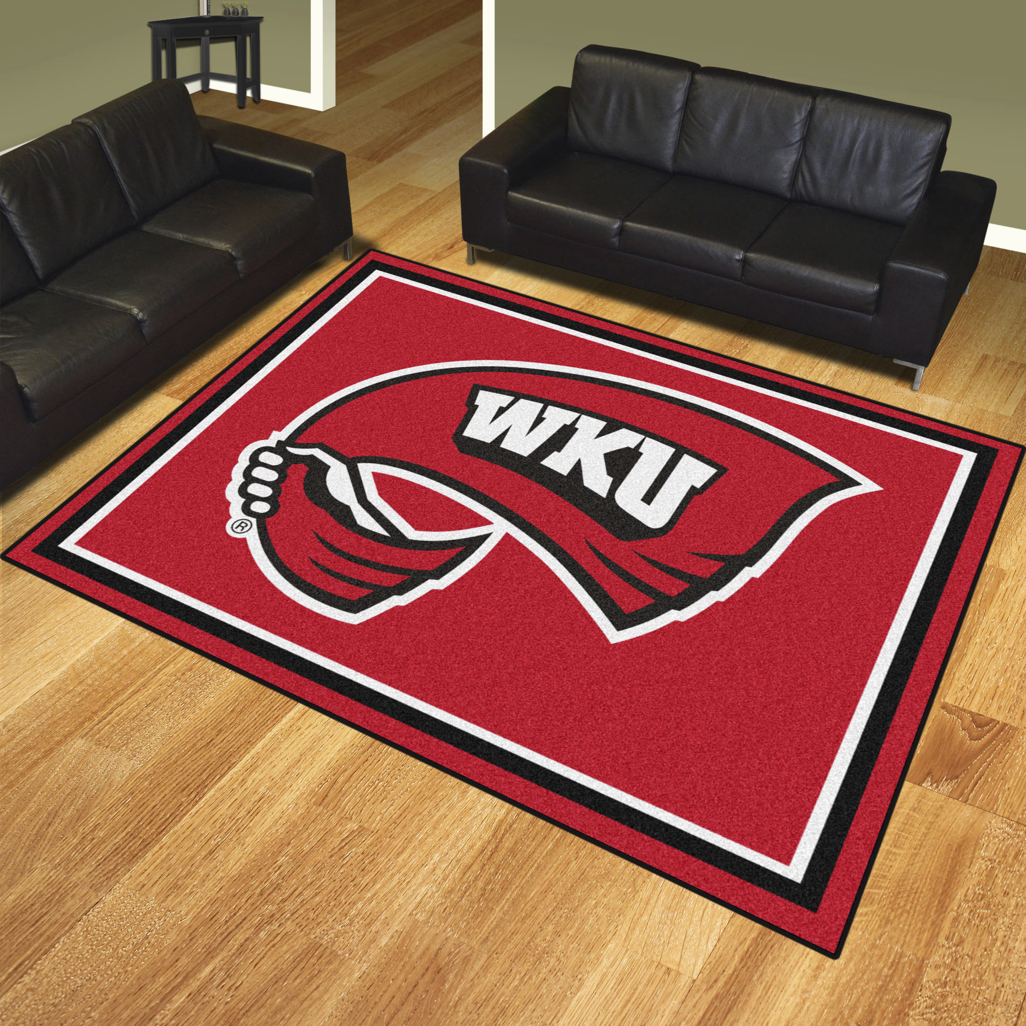 Western University Kentucky Area rug â€“ Nylon 8â€™ x 10â€™