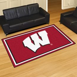 University of Wisconsin Badgers Area Rug - Nylon 5' x 8'