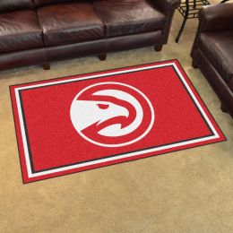 Atlanta Hawks Area Rug - Nylon 4â€™ x 6â€™