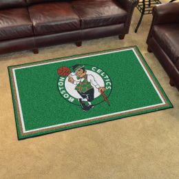 Boston Celtics Area Rug - Nylon 4’ x 6’