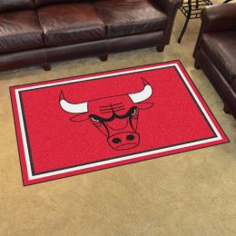 Chicago Bulls Area Rug - Nylon 4’ x 6’