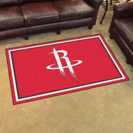 Houston Rockets Area Rug - Nylon 4’ x 6’